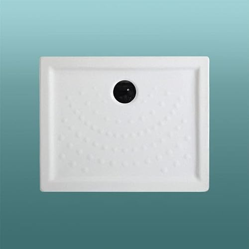 Kiamami Valentina Piatto Doccia 80x120 H 6cm, Ceramica Bianca Antiscivolo | Malta