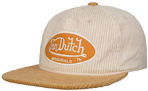 Von Dutch Utica Cord Oval Patch Cap Basecap Baseballcap (One Size - gelb)