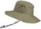 VBESTLIFE UV-Schutz-Eimerhut Herren Sonnenhut Fischerhut Outdoor-Stroh-Eimerhut Zum Angeln und Jagen (Militärgrün)