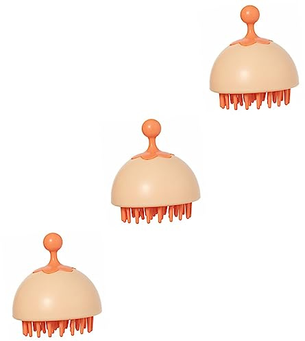 FOMIYES 3stücke Kopfhaut Massagebürste Aus Anti-schuppen Haarbürste Für Sanfte Kopfhautmassage Ergonomisch Langlebig Und Hautfreundlich Für Tägliche Haarpflege Und Entspannung