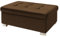Mirjan24 Hocker Niko groß Sitzhocker Polsterhocker Sitzbank Fußbank Pouf Farbauswahl (Magic Velvet 2299)