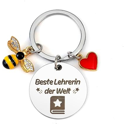 Schlüsselanhänger Lehrer,Geschenke für Lehrer,Geschenke für Lehrerinnen,Lehrer Geschenke,Dankeschön Geschenke Erzieherin,Geschenke Lehrerin,Coole Lehrer Geschenke,Schulanfang Geschenke für Mädchen