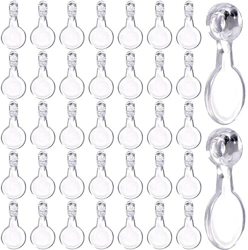 Joez Wonderful 600 ciondoli da incollare per la creazione di gioielli, rotondi e piatti per collane per ciondoli, in acrilico trasparente, cabochon, ciondoli per orecchini fai da te, resina, no,