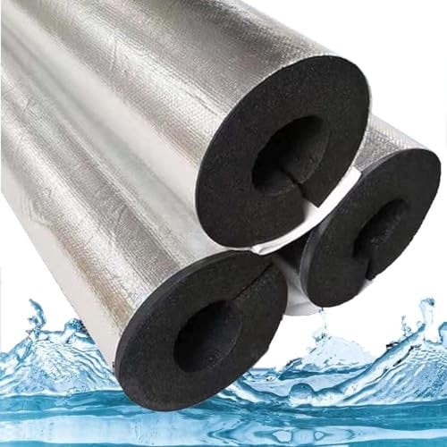 Isolation pour Tuyaux De Semi-Fendu 16mm 20mm 27mm 34mm 43mm 48mm Wrap De Protection De Tuyau d'eau Mousse Manchon D'isolation (Color : ID16mmxT10mmxL0.9m)