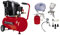 Einhell Compresseur TC-AC 190/24/8 (1500 W, Puissance d'aspiration 165 l/mn, Pression maximale 8 bar, Débit d'air 0, 4, 7 bar : 110 l/m, 75 l/m, 55 l/m, Capacité de la cuve: 24 L)