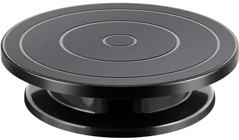 MetVot Plato giratorio para tartas, Tarteras para Tartas, 27 cm, Plato giratorio para decorar tartas