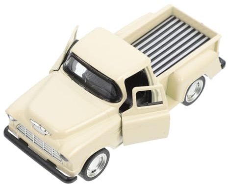 Vaguelly Pickup-Truck-Modell fahrzeugspielzeug Metall weihnachtliche LKW-Dekoration kinderspielzeug Spielzeug für Kinder rote Partyartikel Esstisch Mittelstücke Auto Model Miniaturauto Bahn