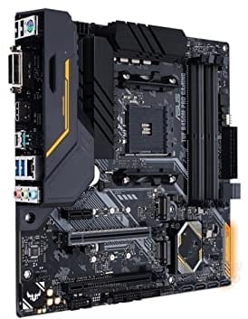Placa Base la computadora Fit For TUF B450M Pro Gaming Placa Base con AMD Ryzen 5 2600 Combo de Placa Base DDR4 AMD B450 Gaming Placa-MEE Am4 3.4g HZ de Seis núcleos