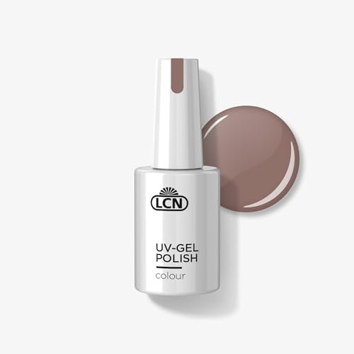 LCN UV-Nagellack Taupe Elegance– Deckender und langanhaltender Shellac – Schonende Soak-off Ablösung – Vegan, tierversuchsfrei und HEMA-frei – 10 ml