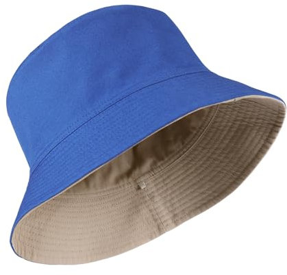 TAGVO Fischerhut XXL Anglerhut Große Bucket Hat Baumwolle Reversibel Sonnenhut Sommerhut Eimerhut Für Damen Herren