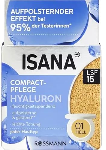 Isana Compact Pflege Hyaluron mit Lichtschutzfaktor 15-1x15g