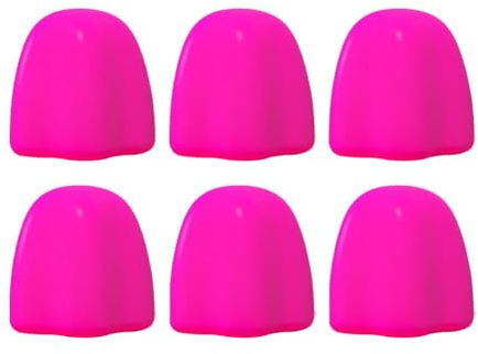 BBASILIYSD Selbstschließende Zahnpasta-Kappen, saubere Zahnpasta-Deckel, 6 Stück, ohne Spender, Reus-Abfall, Zahnpasta