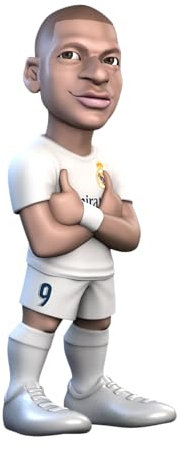 MINIX - Fußball Stars #211 - Real Madrid - Mbappé 9 - Sammelfigur 12 cm
