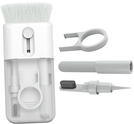 Hoement Ohren Reinigung Mit Teleskopdesign Reinigungswerkzeuge Für Headsets Kopfhörer Reinigung Kit Mit Weicher Bürsten Und Schwammspitze Für Elektronik Und Ohrhörer