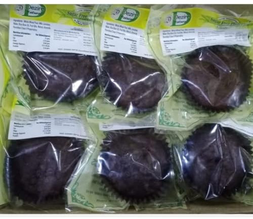 Dezire LG Natural Sugar Free & Eggless Chocolate Cup Cakes/Muffins, (4 Cup Cakes) - 200g (Pack of 3)