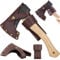 CGTQROVR Hatchet Sheath, Hangable Cold Steel Hatchet with Waist Buckle, Protective Gardening Tools for Lumberjack Essentials