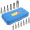 GETAJGHSD 13Pcs Socket Set Durable Impact Wrench Tool Kit with Various Bit Heads Compact Design for Convenient Storage and Outdoor Use for Mechanic Repairs and DIY Tasks
