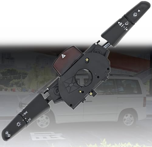 Interruttore Devioluce Devio Luci Comando Tergicristallo Piantone Dello Sterzo Compatibile con Mercedes-Benz Vito Classe V 638 W638 1996-2003 0015404945 440395A 01403020