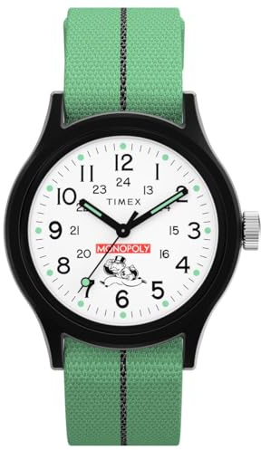 Timex Men's Analogue Quartz Watch X Monopoly