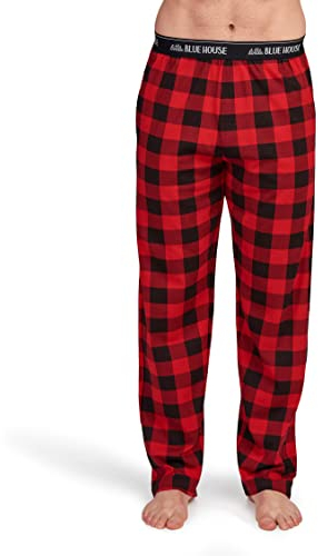 Hatley Herren Jersey Pajama Pants Pyjamaunterteil, Buffalo Plaid, S EU