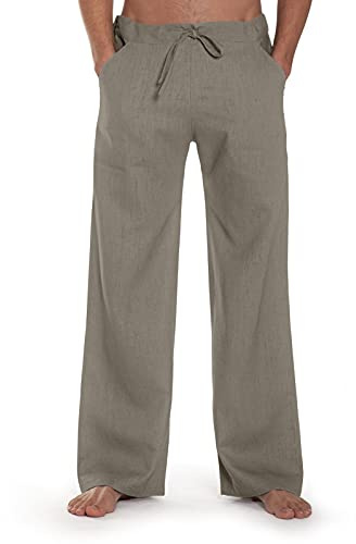 SCHAZAD Leinenhose Essential-Sport für Männer, Casual-Sommerhose, Stoffhose aus Leinen mit 4 Taschen, fair & nachhaltig