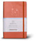 Undatierter Planer von Panda Planer, Tagesplaner, Notizbuch, Leder, Tagesplaner und Terminplaner, Wochenplaner, Wochenplaner im A5-Format, recycelbares Papier (Orange)