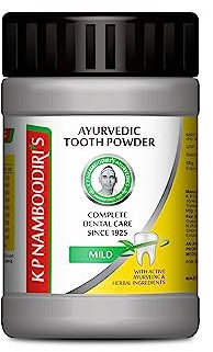K.P.Namboodiri's Polvere per denti ayurvedica, 80 g