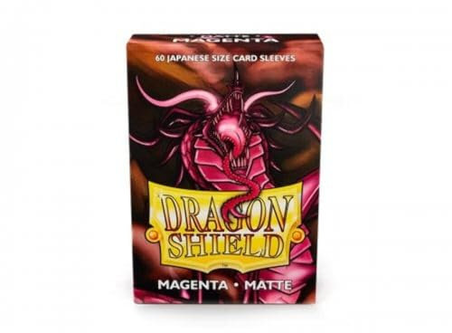Dragon Shield Small Sleeves - Japanese Matte Magenta (60 Sleeves)