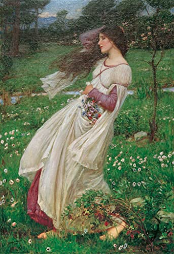 Kunstdruck/Poster: John William Waterhouse Windblumen - hochwertiger Druck, Bild, Kunstposter, 40x60 cm