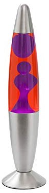 Signes Grimalt Tischlampe Lava 35 cm rot-lila 83637, 35x10x10 cm