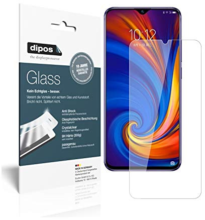 dipos I 2X Displayschutz klar kompatibel mit Lenovo Z5s Schutzfolie 9H Anti-Shock