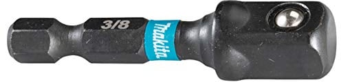 Makita B-66868 Impact Black Adapter 1/4 Sechskant auf 3/8 Vierkant, 50 mm, 1 Stück
