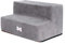 Yowablo Hundetreppe Katzentreppe Haustiertreppe mit 2 Stufen (Falte Größe:20 * 28 * 38cm,1- Grau)