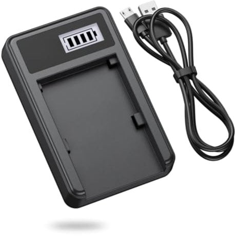Battery Charger for Nikon 1 V1, D500, D600, D610 Camera Ð Works with USB Plug | Computer | Power Bank - Smart Battery Charge Status Display