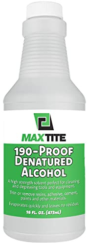 MAXTITE 190-Proof Virgin Denatured Alcohol (16oz, 1)
