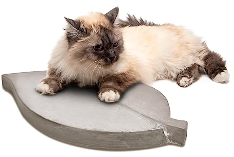 matches21 - XXL Trittsteine große Blätter Blatt-Form 4 Paar (8 STK.) Tritt-Steine Beton Garten 35x18 cm dekorative Tretsteine