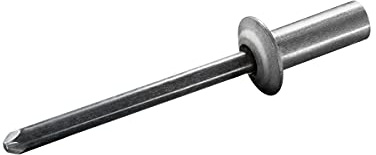GOEBEL® - 250 x Dicht-Becherblindnieten Aluminium/Stahl (Ø x L) 4,8 x 11,0 mm Flachkopf ISO15973 - Dicht-Becherblindniete Becher Blindniete Dichtblindniete Bechernieten Dichtnieten CUP