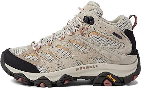 Merrell Women's Moab 3 Mid Waterproof Hiking Boot, ALUMINUM, 6 Medium