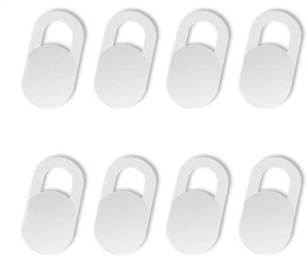 HEQ Lot de 8 housses pour webcam - Pour appareil photo - Ultra fines - Pour ordinateur portable, PC, smartphones, tablettes, etc. - Accessoire de téléphone portable - Protection de votre vie privée
