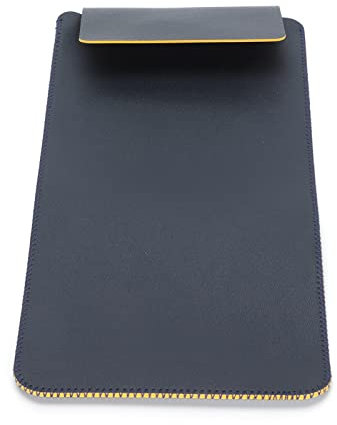 Faux Leather Keyboard Sleeve, Small Size Safe Use Keyboard Sleeve Case for Logitech K380(Blue+yellow)