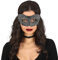 Fiestas GUiRCA Maske aus schwarzem Spinnennetz – Kostümzubehör – Cosplay für Halloween – Thema: