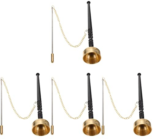 Milisten Ser de 4 Bouddhiste Cloche Zen Cloches de Zen Cloches Tibétaines Cloche de La Musique Cloche de La Main