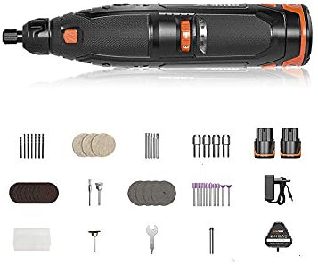 Electric Chisel Carving Tool Mini DIY Electric Woodworking Carving Chisel Electric Woodworking Carving Machine Rechargeable for Soft Wood and Root Nuclear Carving