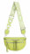 ITALYSHOP24 Damen Tasche Umhängetasche Brusttasche Muster Gürtel Bauchtasche Crossbody Gürteltasche Hüfttasche Crossover Bodybag Schultertasche Handytasche Leder Optik Grün S