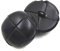 5 Stück Lederbezogene Knöpfe 15/19/21/23/26mm Schwarz/Brauner Lederknopf für Mäntel, Jackenknöpfe, Schwarz, 15mm