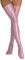 Duohropke Damen Sexy Glanz Lack Leder Strümpfe Wetlook Halterlose Strümpfe Oberschenkel Latex Lange Socken Stockings Overknee Fetisch Dessous Weiß Einheitsgröße