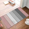 Door Mat Pink Grey Farmhouse Aesthetics White Wood Striped Entrance Rug Durable Front Door Mat Absorbent Floor Mat For Kitchen Garden Hallway 40x60cm