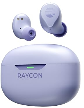Raycon The Everyday Bluetooth Wireless Earbuds - True Wireless in-Ear Bluetooth Headset with 32 Hours Playtime, Multpoint Technology, Extreme Comfort, and Active Noise Cancellation (Blush Violet)…