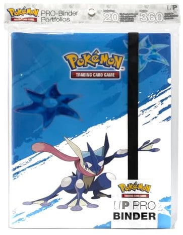 Ultra PRO - Greninja 9-Pocket PRO-Binder for Pokémon, Trading Gaming Card Organizer Accessory Storage