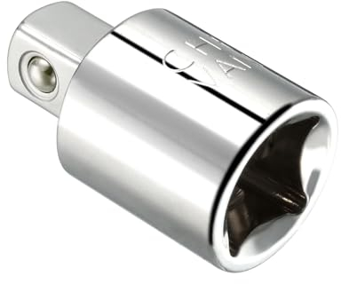 CoCud Adattatore Bussole Impatto, 1/2F 3/8M, Riduttore Quadrato Cr-V - (Applicazioni: Chiave Avvitatrice Percussione)